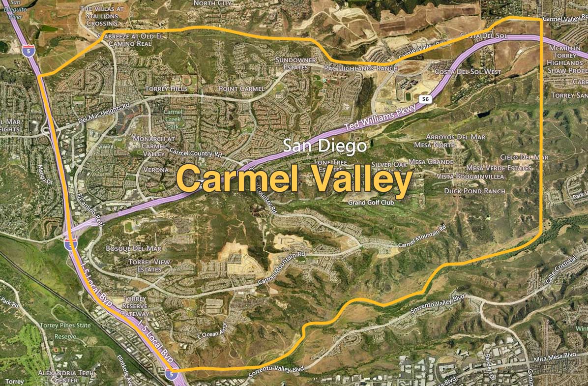 Carmel Valley Aerial View